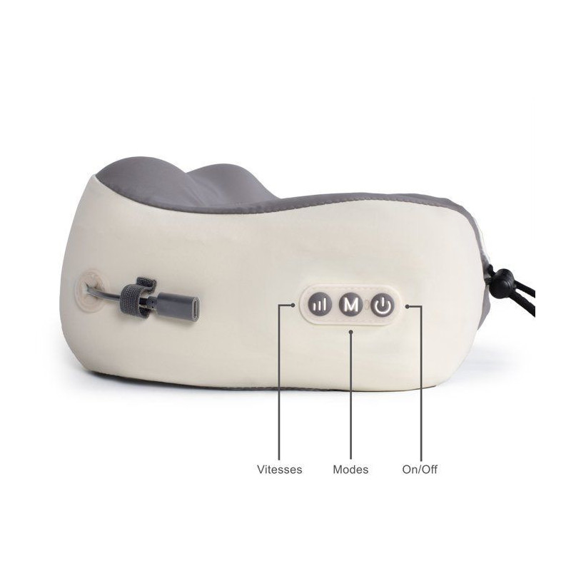 Coussin masseur chauffant - LIVOO - DOS203 - Mémoire de forme - Chauf