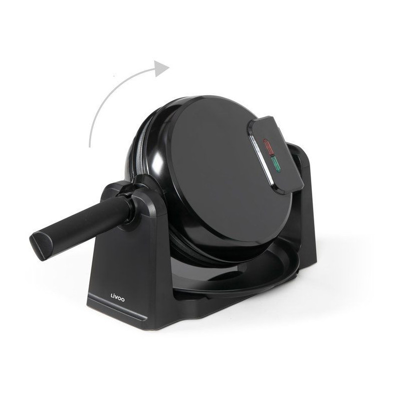 Gaufrier rotatif - LIVOO - DOP252 - Ø17,5 cm - 1000 W