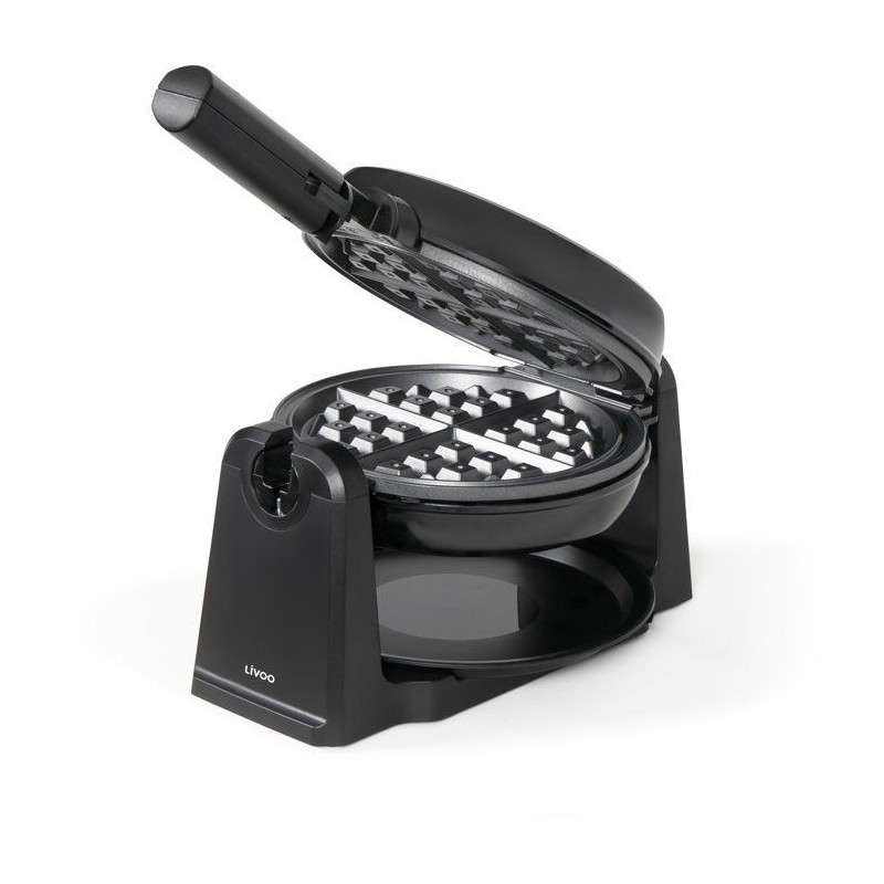 Gaufrier rotatif - LIVOO - DOP252 - Ø17,5 cm - 1000 W