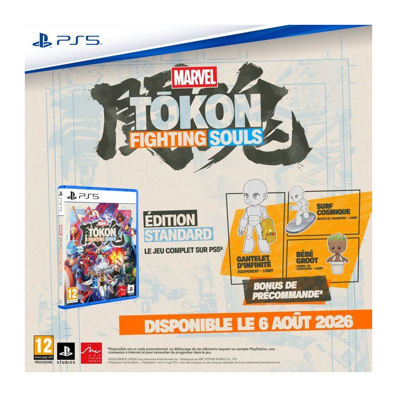MARVEL Tokon: Fighting Souls - Jeu PS5