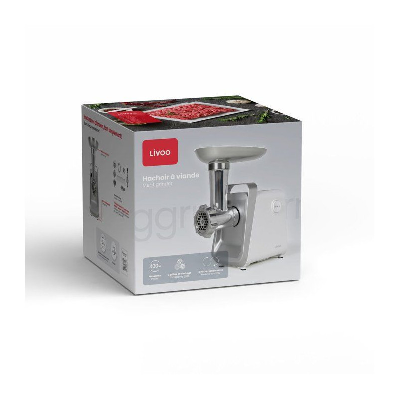 Hachoir a viande - LIVOO - DOP257W - 350 W - 1,5 kg/min