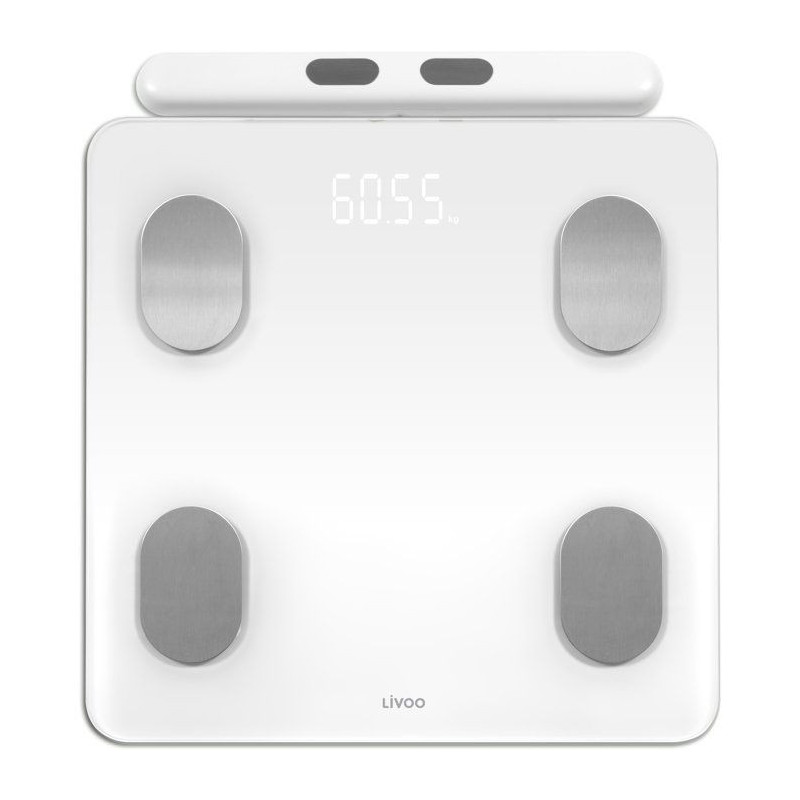 Pèse-personne impédancemètre connecté - LIVOO - DOM531W - 15 indic