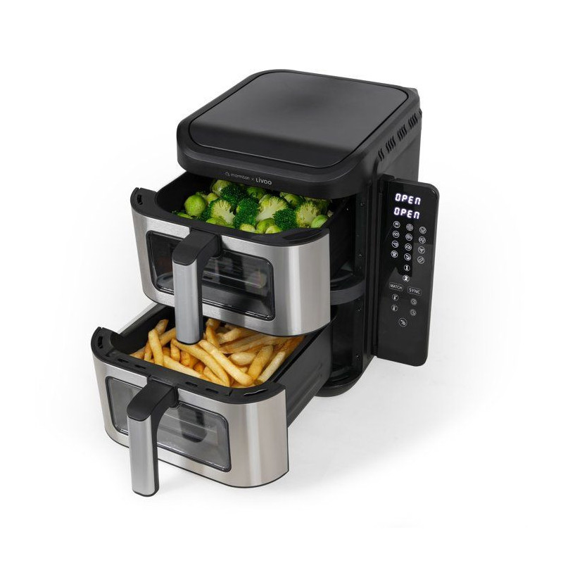 Friteuse sans huile - LIVOO - DOC344CO - 11 L - double bac - 2800 W