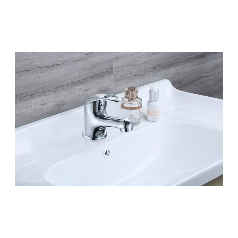 Washbasin mixer - EDOUARD ROUSSEAU - JOKER - Chrome