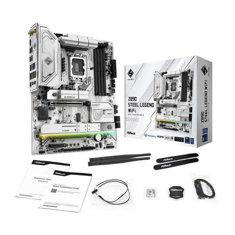 Carte mère - ASROCK - Z890 Steel Legend WiFi - Socket LGA1851 - DDR5