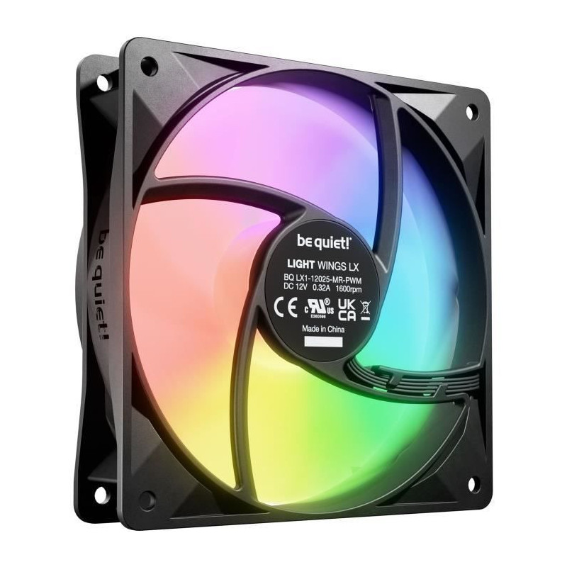 BE QUIET! - Light Wings LX - Ventilateur Boîtier - BL121 - 120 mm - P