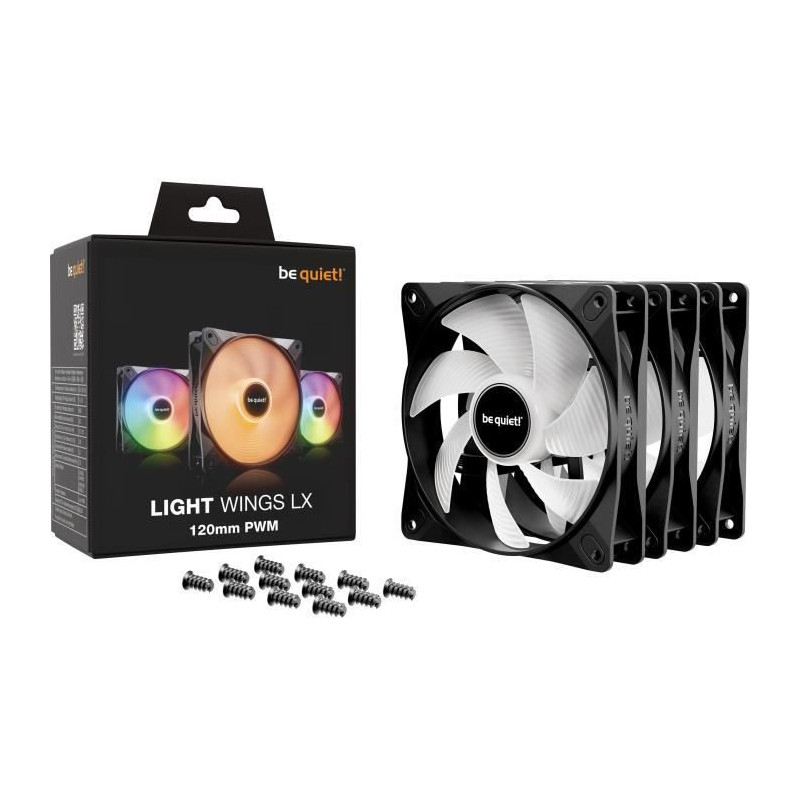 BE QUIET! - Light Wings LX - Ventilateur Boîtier - BL121 - 120 mm - P