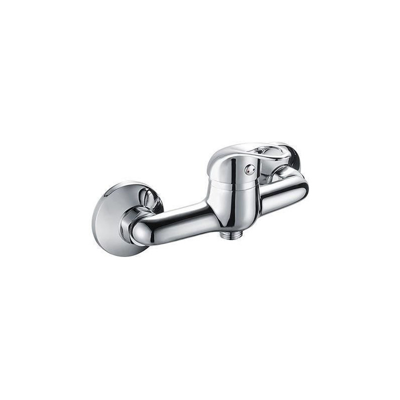 Shower mixer - EDOUARD ROUSSEAU - Jocker - Simple design - Slim metal