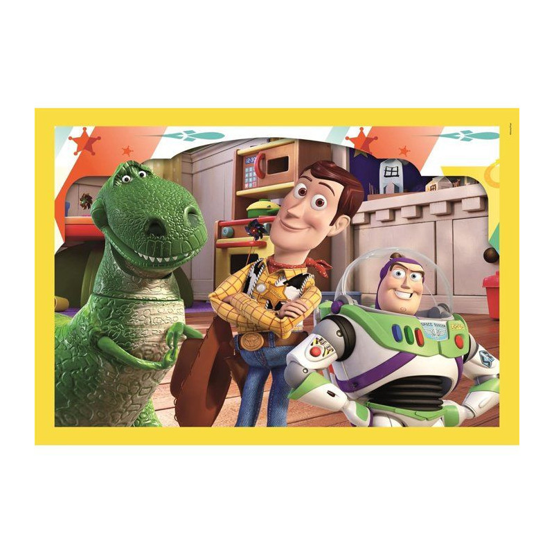 CLEMENTONI - Puzzle 4 en 1 - Pixar