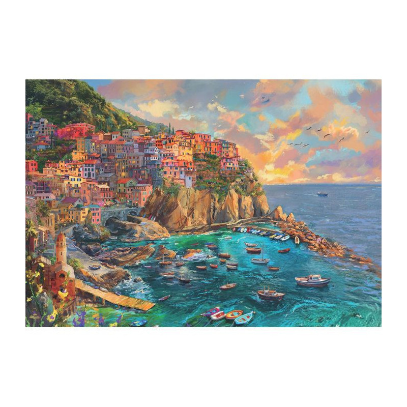CLEMENTONI - 2000 pieces - Painted Manarola