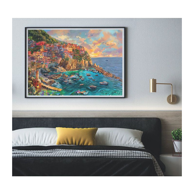 CLEMENTONI - 2000 pieces - Painted Manarola