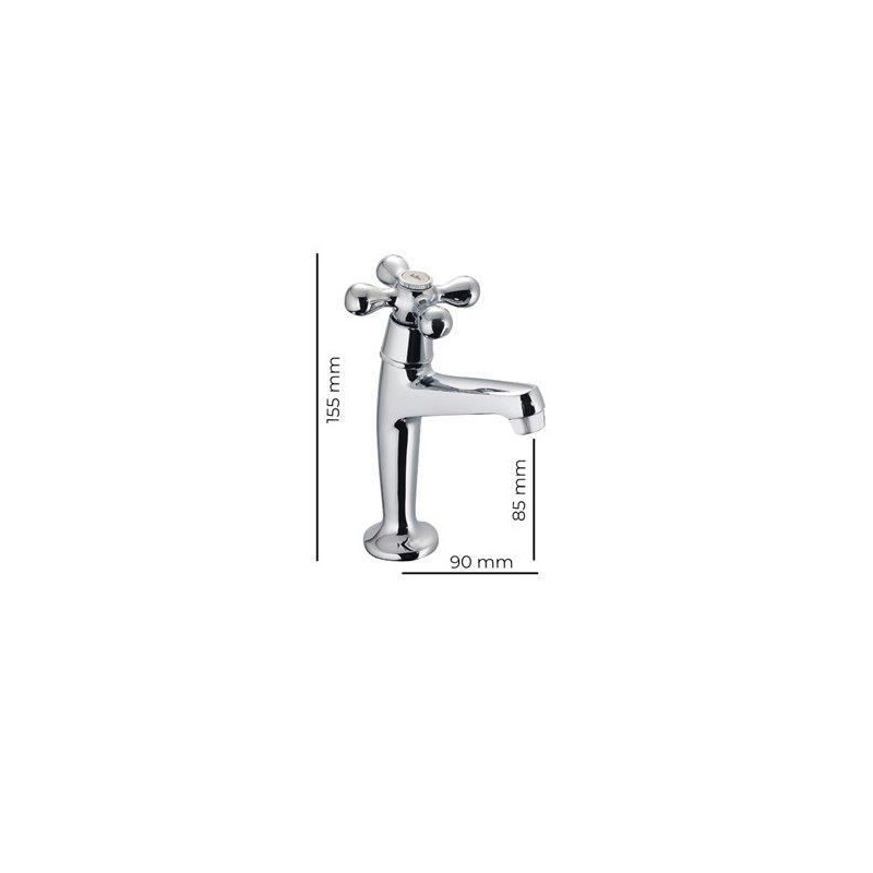 Infrared Sink Mixer Tap - Edouard Rousseau - NUUK - Chrome - Water Sav