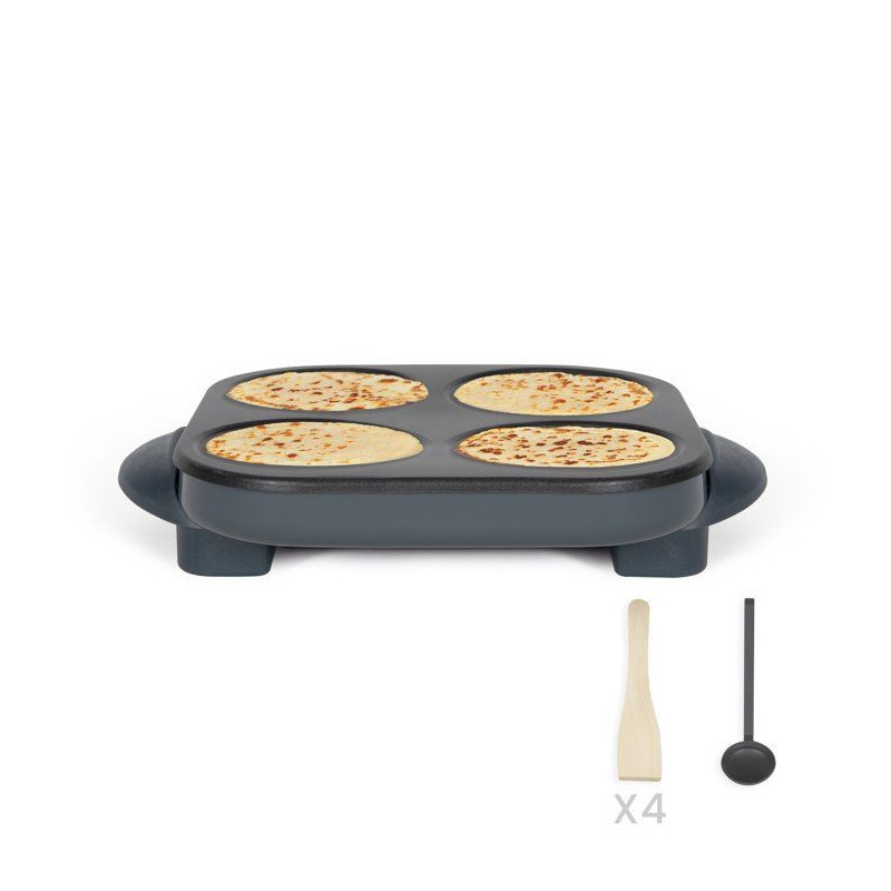Mini crepes party - LIVOO - DOC266G - 4 plaques Ø12 cm - 1500 W