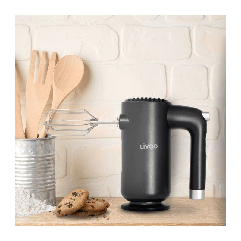 Batteur électrique - LIVOO - DOP243N - 250 W - 5 vitesses - Ergonomiq