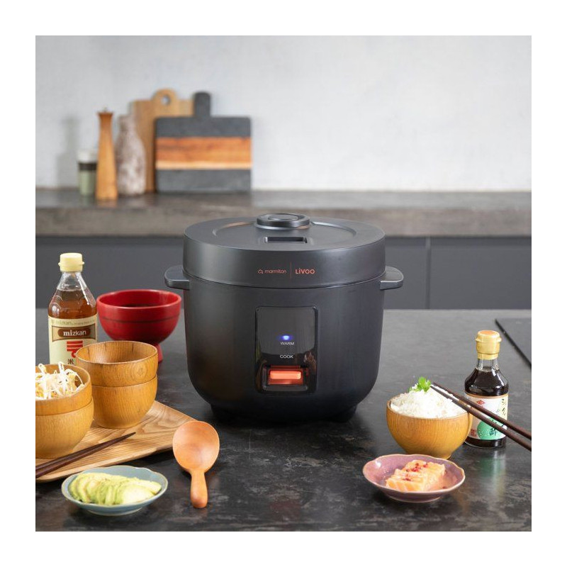Cuiseur a riz - LIVOO - DOC299 - 1,8 L - maintien au chaud - accessoir