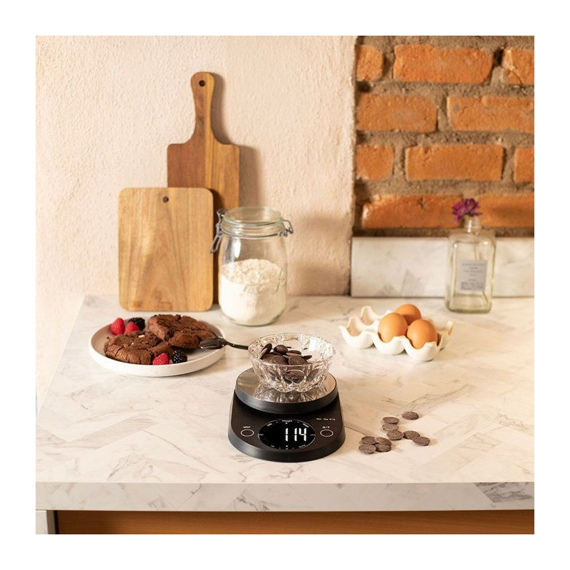 Balance de cuisine électronique - LIVOO - DOM493N - 5 kg - LCD rétro