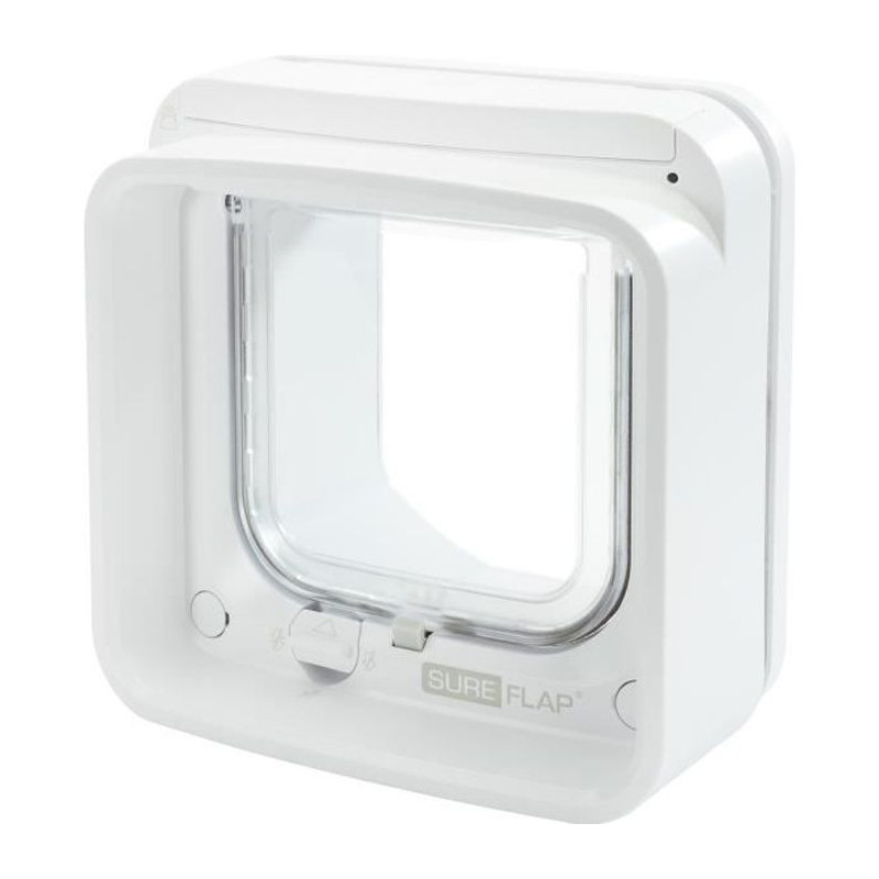 SUREFLAP Chatière à Puce électronique Connecté - Blanc - 142 mm x