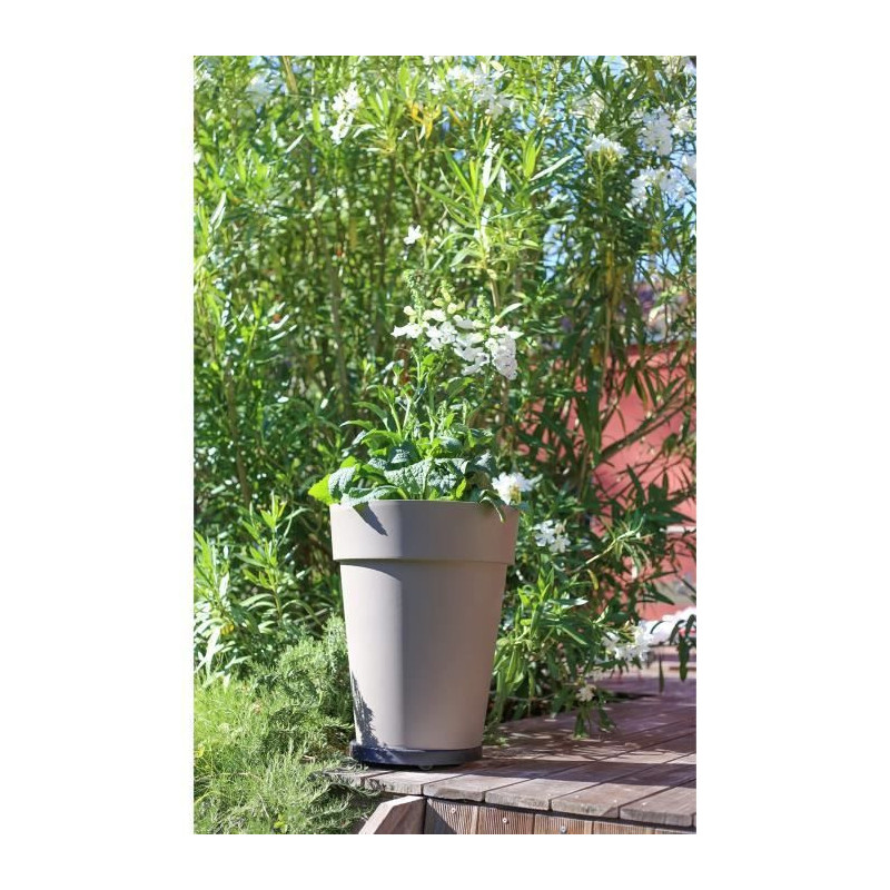 EDA Tuscan Vase halfway - Ø 44 x 53 cm - 50 L - Taupe