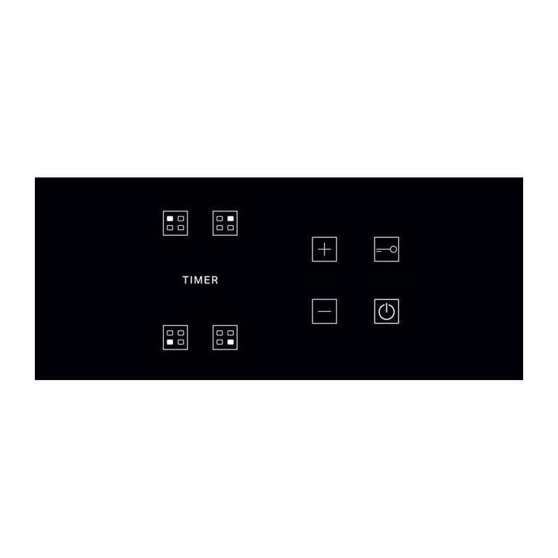 Plaque de cuisson Vitrocéramique WHIRLPOOL AKT8090NE - 4 zones - 6200
