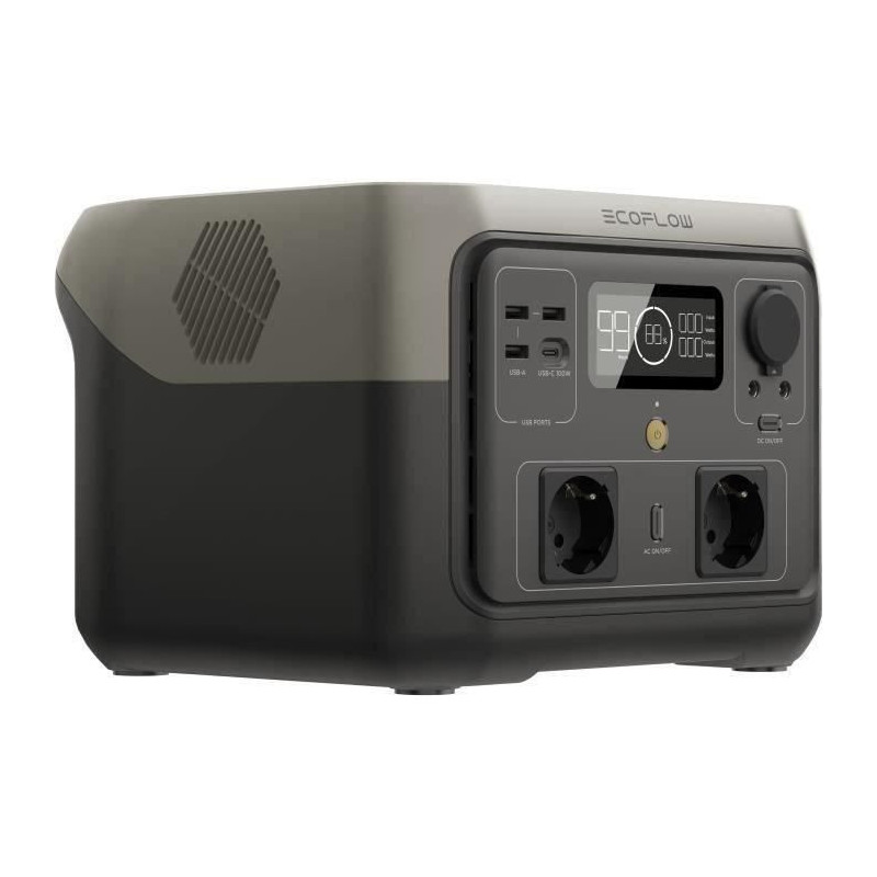 générateur electrique portable RIVER 2 MAX, 512 Wh , 2 sortie CA - 5