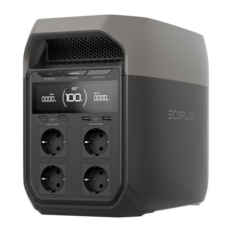 Station d'alimentation portable - EcoFlow - DELTA 3 - Batterie LiFePO4