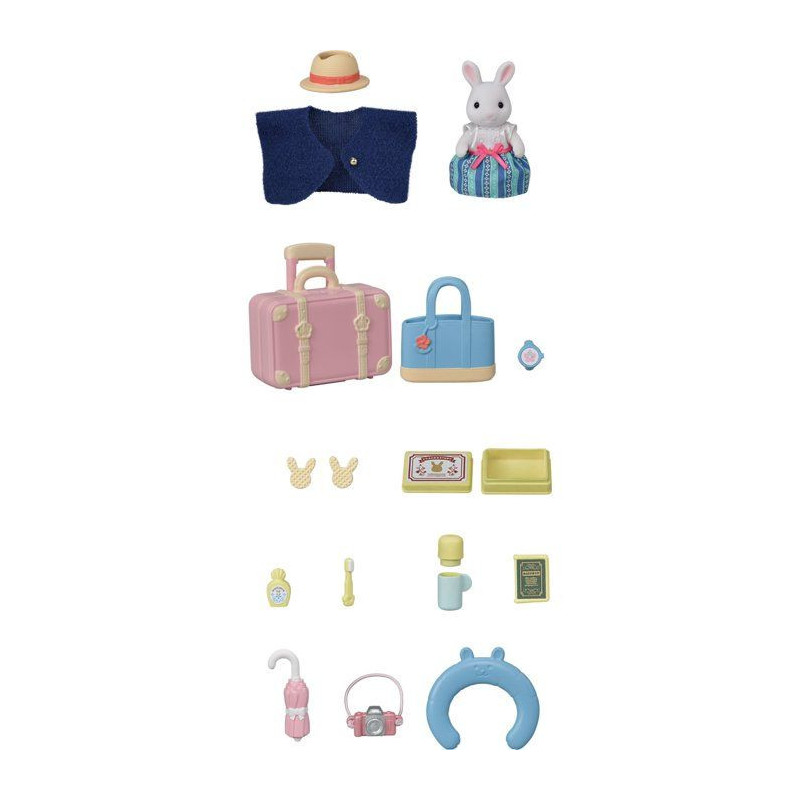 La maman lapin neige et sa valise de weekend - Sylvanian Families - 56