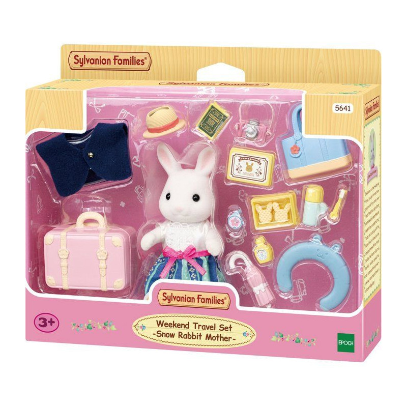 La maman lapin neige et sa valise de weekend - Sylvanian Families - 56