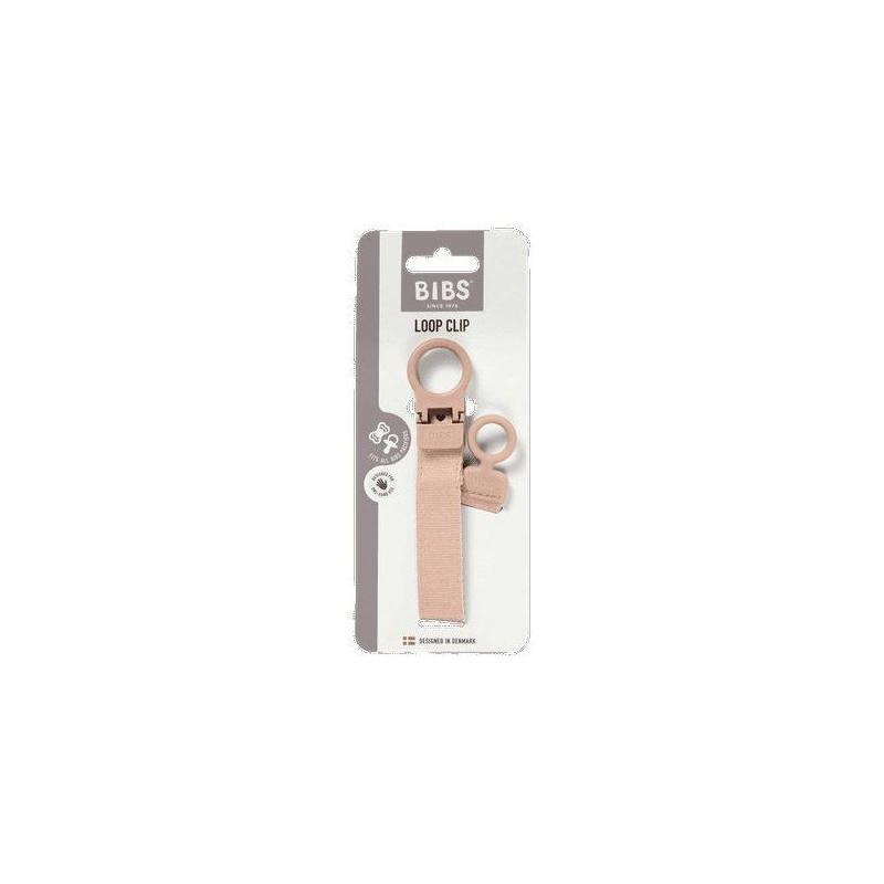 Attache sucette - BIBS - Clip Loop - Blush