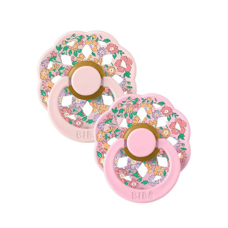Sucette bébé - BIBS x Liberty - Boheme - Ronde - T1 - Caoutchouc nat