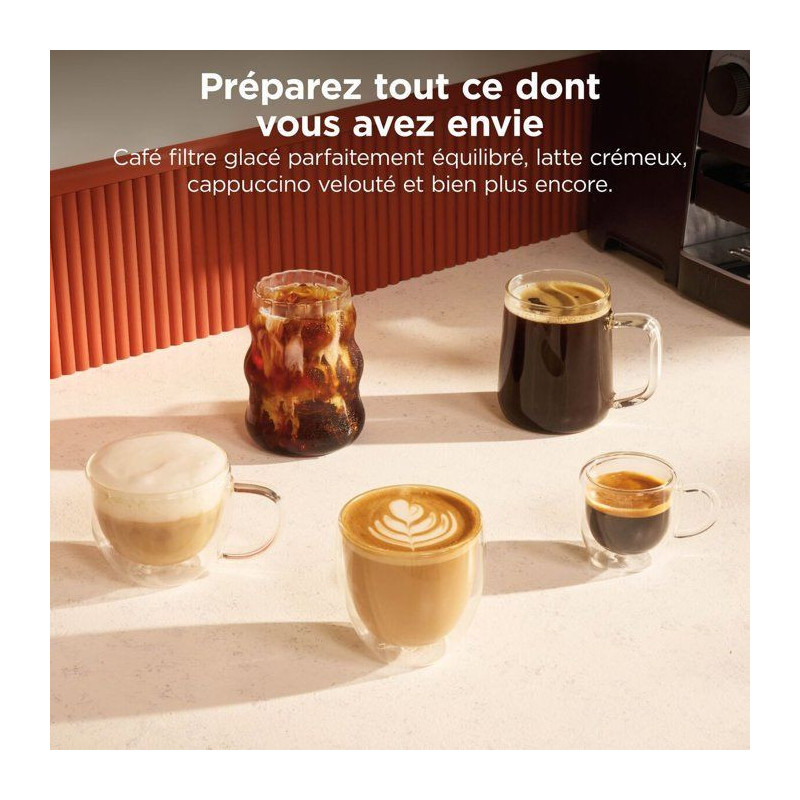 Machine a café compacte 2 en 1 NINJA Luxe - ES301EU - BaristaAssist,