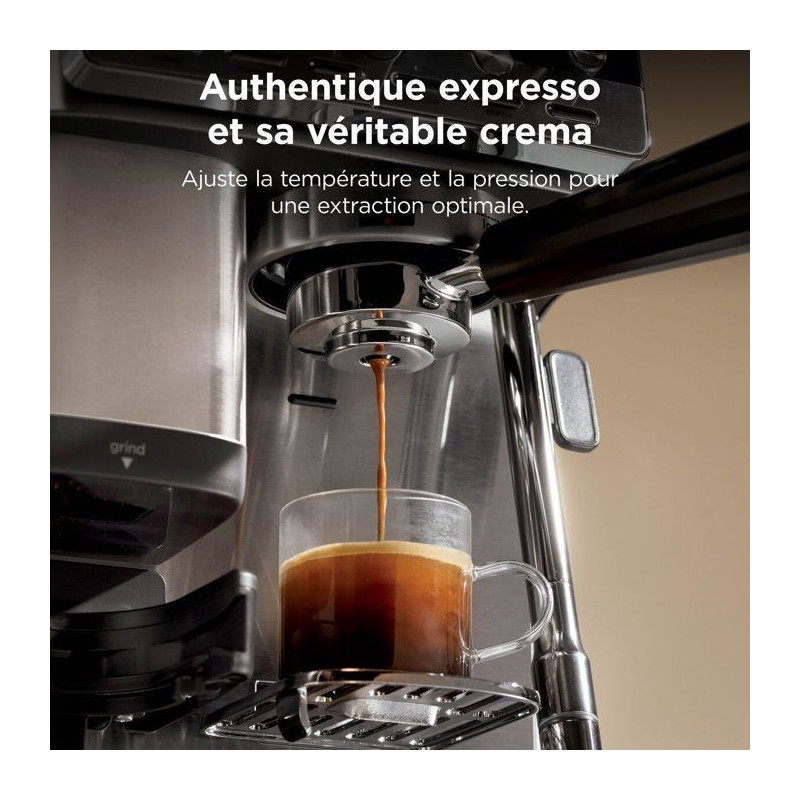 Machine a café compacte 2 en 1 NINJA Luxe - ES301EU - BaristaAssist,