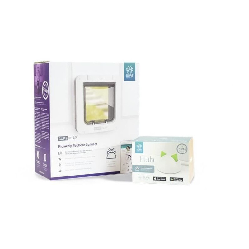 SUREFLAP SureFlap Grande Chatiere a Puce électronique Connect avec Hu