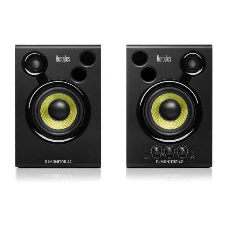 HERCULES DJMONITOR 42 - Enceintes de monitoring actives - 2 x 20W RMS