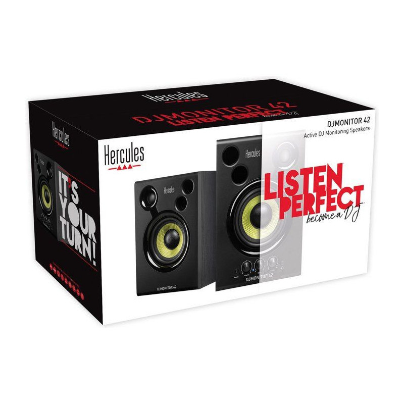 HERCULES DJMONITOR 42 - Enceintes de monitoring actives - 2 x 20W RMS