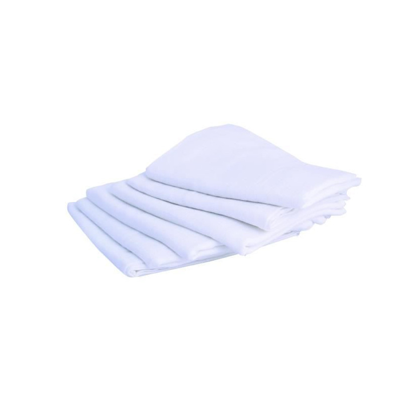 DOMIVA Set of 6 square nappies - Cotton - 70x70cm