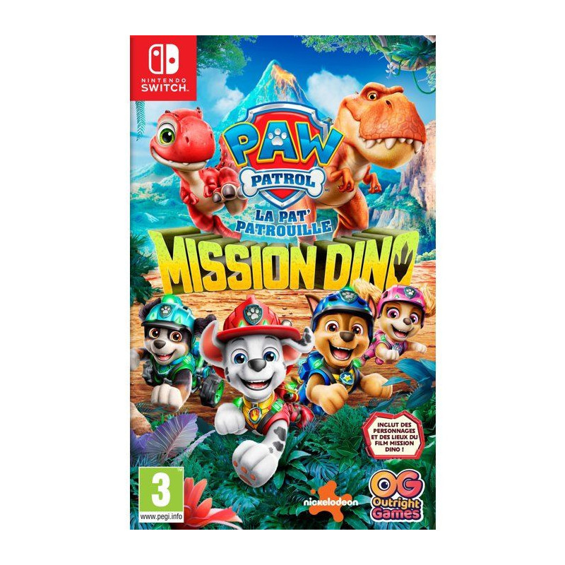 PAW Patrol La Pat’Patrouille Mission Dino - JEU SWITCH