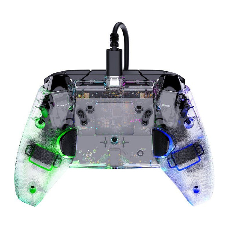 Manette de jeu - Xbox - Afterglow - Filaire - Transparente - Compatibl