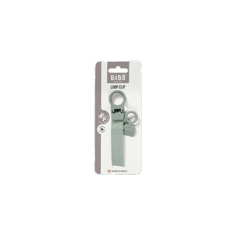 Attache sucette - BIBS - Clip Loop - Sage