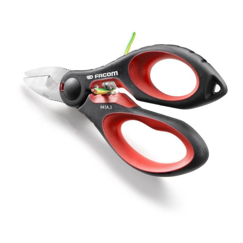 Electrician scissors FACOM - 841A.3PB - Powerful and precise cut