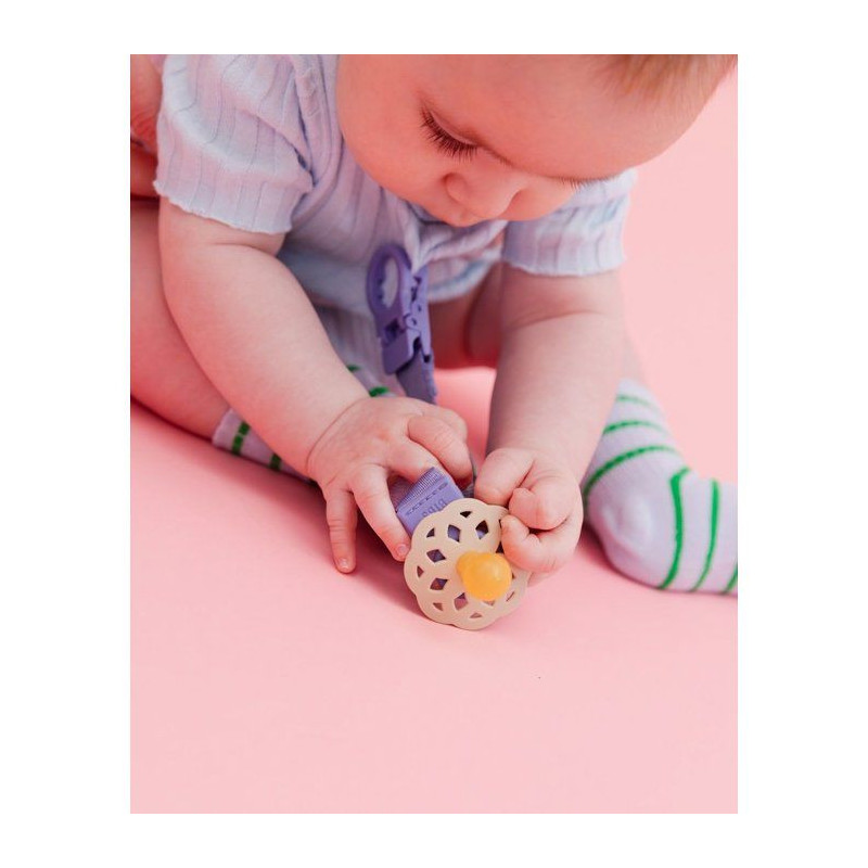 Sucette bébé - BIBS - Boheme - Embout rond - Pack de 4 - Caoutchouc