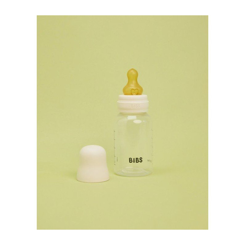 Biberon bébé - BIBS - Embout rond - Caoutchouc naturel - 150 ml - D