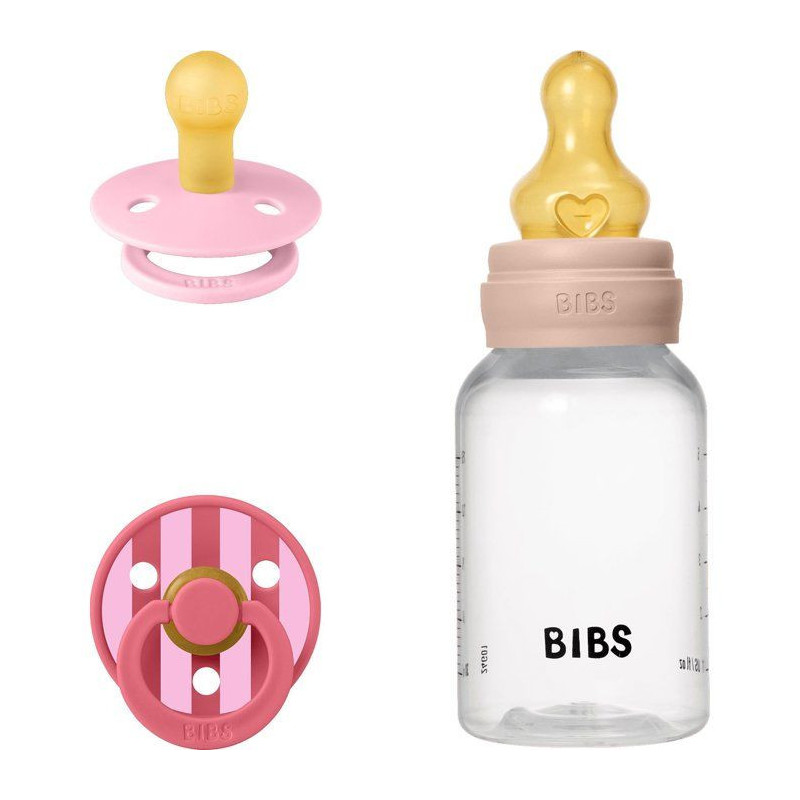 Coffret cadeau bébé - BIBS Baby Sprinkle - Embout rond - T1 - Blush