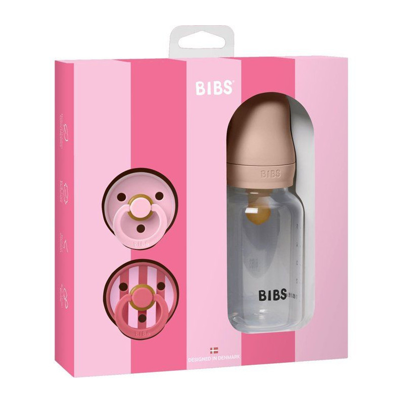 Coffret cadeau bébé - BIBS Baby Sprinkle - Embout rond - T1 - Blush