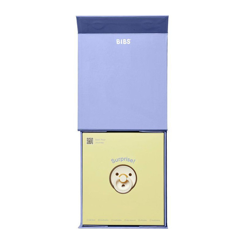 Coffret souvenir bébé - BIBS “Bébé est en route” - T1 - Ivory