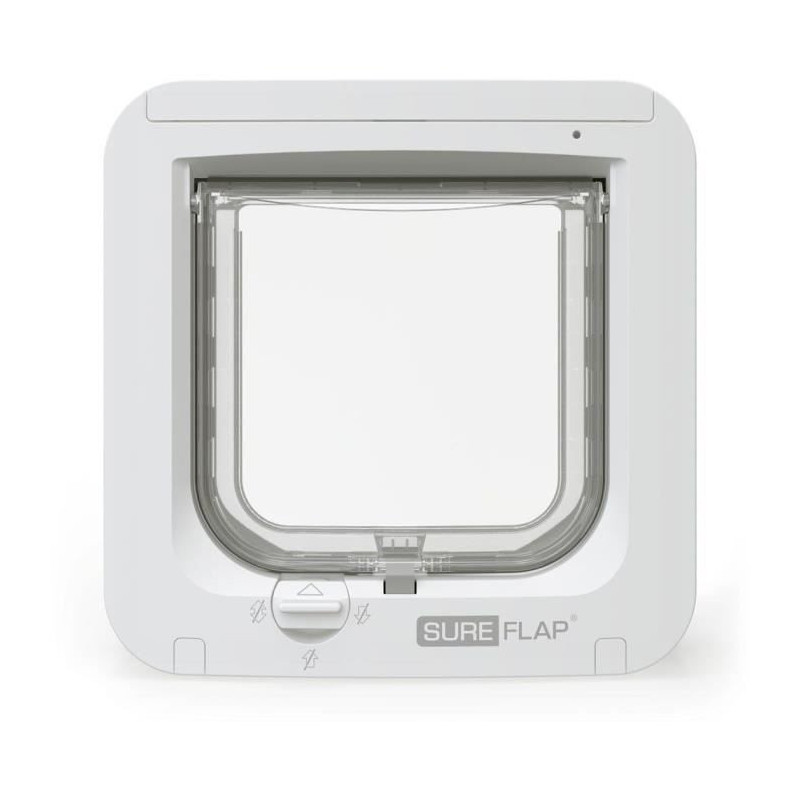 SUREFLAP Chatiere a Puce électronique (blanc/gris)