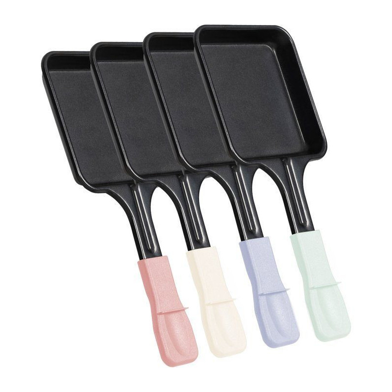 Lot de 4 caquelons à raclette - LIVOO - MEN438 - revêtement antiadh