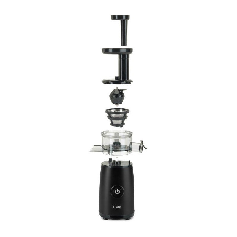 Extracteur de jus compact - LIVOO - DOD215N - 150 W - 60 tr/min - Filt