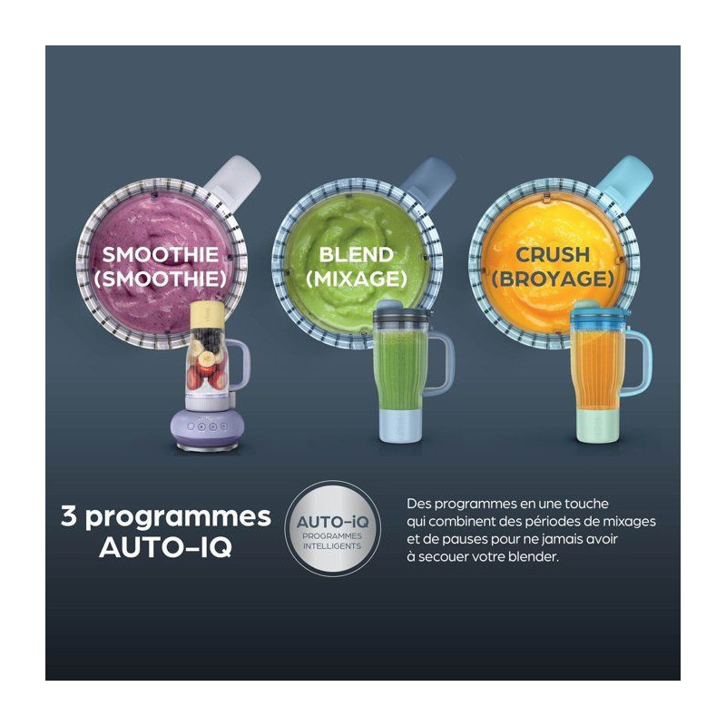 Blender - NINJA - BlendBoss DB351EUST - 1200 W - 3 programmes - Gobele