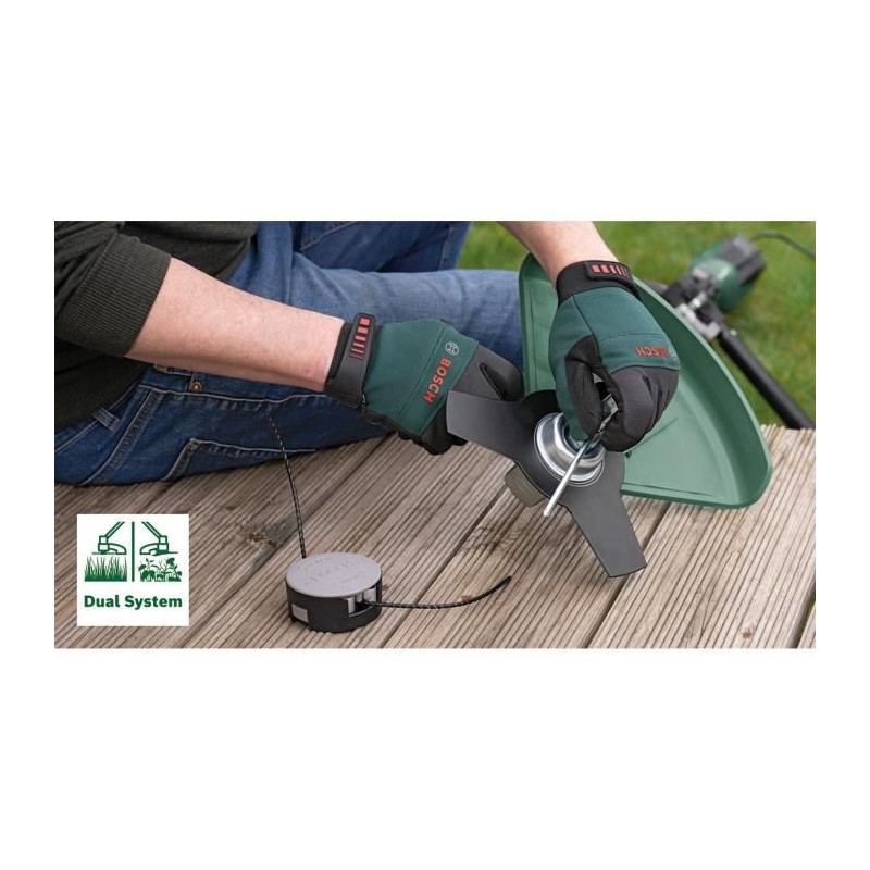 BOSCH 1000W brushcutter-AFS 23-37 (delivered with 3 wires 37 cm, 1 bru