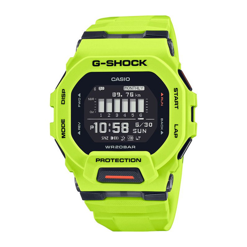 Montre - CASIO - G-Shock Sport - GBD-200-9ER - Jaune fluo